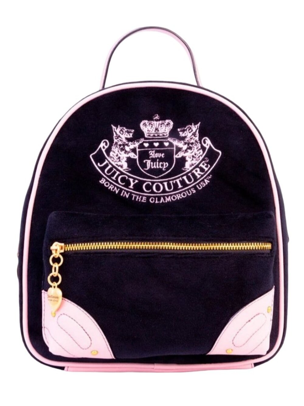 Juicy Couture Heritage Core Backpack  Liquorice Pink